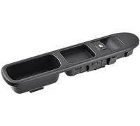 Pizgear Llave de control de lunas de coche Interruptor de elevalunas eléctrico, para Citroen, para C3 Picasso 2010-2013 2016 Botón regulador control del elevador vidrio pasajero Luz(BLACK With Panel)