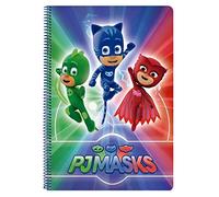 Pj Masks - Libreta Folio 80 Hojas Tapas duras (SAFTA 511711066)