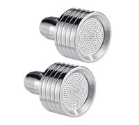 Pjeghbvop 2 piezas boquilla de agua de acero inoxidable ducha 1/4 rápido limpiador de alta presión accesorio para riego de flores punta de limpieza de alta presión