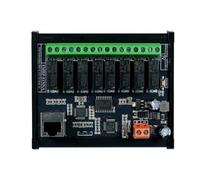 Pjeghbvop Módulo de relé Ethernet con control STM32F030C8T6, 81NNA | Módulo de conmutación de relé Ethernet para montaje en carril DIN con potentes contactos G5NB para aplicaciones domésticas