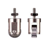 Pjeghbvop Puntos de contacto de rodillos para medidor de profundidad, herramienta de 10 mm de diámetro, rueda M2, 5 roscas, accesorios de reloj comparador