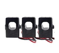 PJKTBEYI Transformador de Corriente núcleo Dividido KCT24, Sensor, 3 Unidades, 100 A, 200 A, 300 A y 400 A(150 (5A) 3PCS)