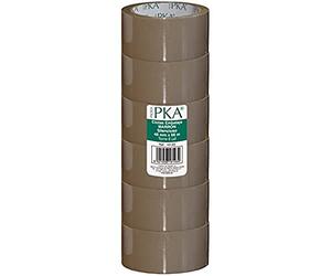 PKA 16143 - Torre de precinto silencioso, 48 mm x 66 m, 6 unidades, color marrón
