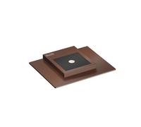 Pla Corten - Aplique de pared LED de 35 W con interruptor CCT 2700K/3200K/4000K en aluminio, luz de pared ascendente - Beneito & Faure