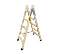 Plabell Escalera de madera 5 peldaños 139cm Bld-5