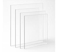 Placa acrílica transparente - Panel de PMMA de acrílico fundido cortado a medida de 3 mm de grosor para grabado y corte láser, impresión directa doblado en caliente (transparente, 40 x 60)