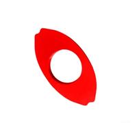 Placa adaptadora para conductos de calentador diésel de 3 pulgadas para sellar cremalleras de tienda de campaña para uso con tiendas de campaña, chozas de pesca en hielo (rojo)