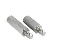 Placa Base De Separación Hexagonal Acero Inoxidable M5 M6, Soporte Macho A Hembra, Espaciador Montaje Perno, Tornillos Columna, PCB, 5 Uds(35mm,M5xL plus 8 (5pcs))