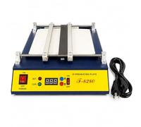 Placa calefactora para soldadura, placa de precalentamiento IR T-8280 | Control de temperatura PID, calefacción ajustable de 0-450°C, placa de 280 x 270 mm para reparación de PCB, SMD y BGA