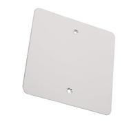 Placa Ciega de Pared Tipo 120 en Acero Inoxidable Plata | Compatible Cajas 120, Instalación Rápida, Acabado Pulido, Mejora Visual para Techo E Interior