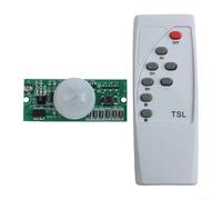 Placa controladora de lámpara de calle solar con sensor de movimiento PIR remoto para luz LED de jardín 3.2V 3.7V para batería Módulo de reemplazo Placa de circuito impermeable Kit de bricolaje