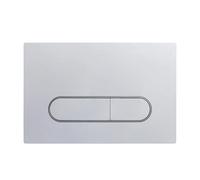 Placa de Accionamiento WC,con juego de varillas de descarga y marco de fijación,Tamaño Placa de Doble Descarga 245×162mm, Incluye Kit de Palanca de Descarga y Marco de Instalación. (A-Blanco)