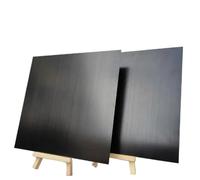 Placa de aluminio anodizado cepillado negro de 0,5/0,8/1,0/1,5/2,0mm placa plana de aleación de aluminio 100x100mm 200x200mm 200x300mm 300x300mm(200X200X1.5mm 2pcs)