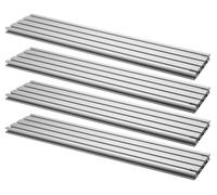 Placa de aluminio para máquina CNC con roscas en T, compatible con PROVerXL 4030, de 51 x 12 x 0,8 cm, color plateado