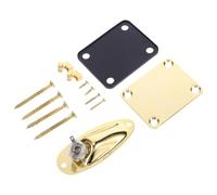 Placa de Conexión para Guitarra Eléctrica, 1 Juego, Hierro Dorado | Pieza de Repuesto Práctica y Multifuncional, Incluye Tornillos, para Guitarra Eléctrica Eléctrico