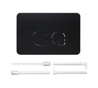 Placa de descarga diseñada para funcionar con Geberit UP300 UP320 y para todas las instalaciones de cisterna de las series 01 10 20 21 30 50 60 (negro)