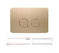 Placa de descarga diseñada para funcionar con instalaciones de cisterna Geberit UP300 UP320 y para todas las series 01 10 20 21 30 50 60 (oro mate)