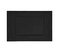 Placa de Descarga Negra Mate - Compatible con Geberit Duofix Sigma/Delta/Basic - Doble Descarga - Wunderbad