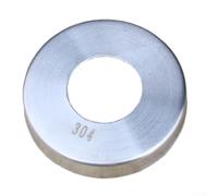 Placa de escudo de tubería de acero inoxidable, collar de tubo decorativo, brida de pared, anillo de ajuste de válvula para baño, cocina, fontanería, 12,5 mm, 14,5 mm, 16,5 mm, 19,5 mm, 22,5 mm
