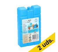 Placa de hielo reutilizable de 400 ml para nevera portátil | Pack 2 uds
