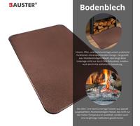 Placa de horno placa de suelo 80x60 cm placa de chimenea estufa placa de...