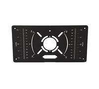 Placa de Inserción de Mesa de Enrutador, Placa de Enrutador de Aluminio Negro, Placa de Adaptador de la Placa de Máquina de Recorte y Juego de Inserción, Fresado de Madera,