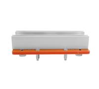 Placa de Inserción para Fresadora de Aluminio Naranja Alineación Precisa | Mesa de Fresadora y Puertas de Armario, Cambio Rápido, Resultados Uniformes, Taller Doméstico