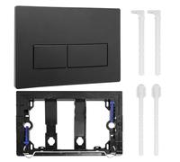 Placa de pulsador Para Geberit Sigma, Compatible con Geberit Sigma 01, UP300, UP320 Cisterna de Inodoro Empotrada, Incluye Kit de Palanca de Descarga y Marco de Instalación