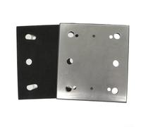 Placa de respaldo cuadrada de 100 x 110 mm con 6 agujeros para Bosch para lijadora de acabado BO4556 y 158324-9 14000OPM