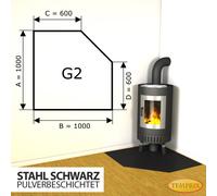 Placa De Suelo De Chimenea, Protector De Chispas, Placa De Acero, Estufa - G2