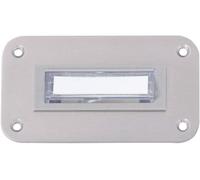 Placa de timbre iluminada, de acero inoxidable, para 8-12 V/1A