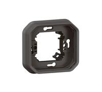 Placa empotrada - 1 poste - antracita - Legrand plexo 069606l