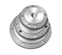 Placa frontal de torno Brida, brida del eje motor portabrocas sin chavetero, for autocentrado K11/K12/K72-80 K11/K12/K72-100 de 12-25mm con orificio interior(80-15mm)