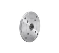 Placa frontal de torno Brida de acero del panel torno carpintería for fijar objetos grandes en el exterior la placa frontal(4inches100mmM33)