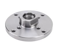 Placa frontal de torno de madera, adaptador de brida de cabezal de 1/4 de pulgada, brida de mandril de torneado de rosca de 1 pulgada-8TPI para torneado de madera de precisión y