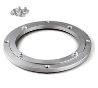 Placa Giratoria Base giratoria 360, rodamiento de Aluminio Resistente for Mesa Comedor, Plato Giratorio Circular Metal(5 Inches (125mm))