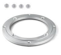 Placa Giratoria Rodamiento Giratorio de Placa giratoria aleación Aluminio, Mesa Comedor Ajustable 360 ° (10 Pulgadas(28 Inches (700mm))
