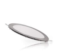 Placa LED 18W 1800Lm 6000ºK Circular Niquel Satinado 50.000H [GL-CL-R18N-CW] | Greenice