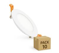 Placa LED 6W Circular SuperSlim Corte Ø 110 mm (Pack 10