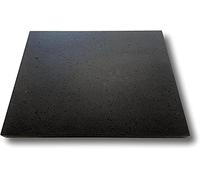 Placa lisa de piedra volcánica - Refractaria de Etna para horno eléctrico y gas, barbacoa, parrilla para pizza y carne - Medidas a elegir (20 x 20 cm2)