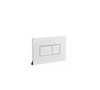 Placa pulsadora doble descarga 23 cm acabado satinado de Unisan