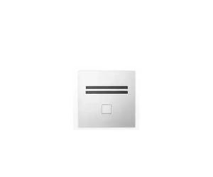 Placa pulsadora electrónica doble descarga 22 cm juego de fijación Plan de Unisan - Con transformador