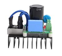Placa rectificadora Convertidor de CA a CC 0 220 V CA a 0 311 V CC 10 A Módulo rectificador de Fuente de alimentación con Cortocircuito e indicador de Potencia para Equipos