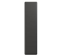 Placa universal ciega "negro satinado"