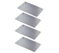 Placas con clavos | 4 unidades de 12,7 x 20,3 cm de acero autoclavante, placa de protección anticlavos - para conductos de aspiradora central, tuberías de sótano, protección de cables eléctricos de