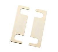 Placas de puente de terminal, 1 par de conectores de enlace de cobre para reemplazo y configuración de postes del hogar, placa de puente de unión, terminal de enlace de cobre, conector estéreo de