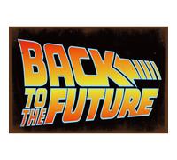 Placas Decorativas Vintage cartelera cine, regreso al futuro, back to the future Metálica 20x30 cm - Ideal para Cocina, Salón Habitaciones, Interior Casa. Perfecta para decoración de Hogar, Bar, Garag