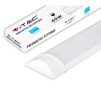 Plaffoniera LED Lineal Super Slim V-Tac - 20W, 40W-60 , 120cm 24 , 4x74 MM 6400K