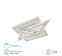 Abrila Atria Blanco - Plafón Moderno 130W
