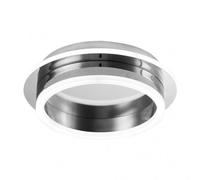 Abrila Elma Cromo - Plafón Moderno 30W